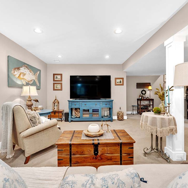 Basement Living Room Contractor Grand Rapids Michigan 02